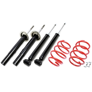 TA Technix Sportunderrede Framaxel 35 mm + Stabilisatorstänger Bakaxel (Airmatic) BMW 5-serie Touring Typ E39