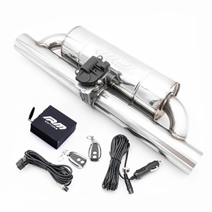 RM Motors Round silencer with an Electric Valve OVP01 Pipe diameter - 63,5 mm, Valve type - Electric